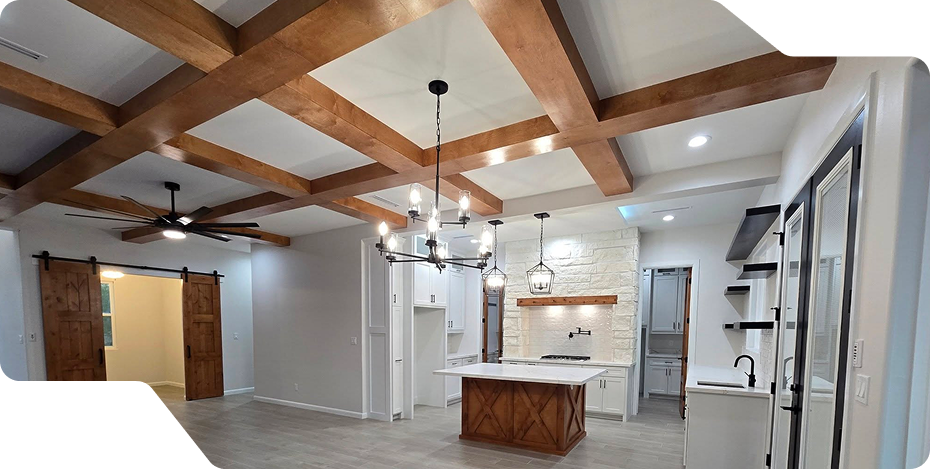 Custom home interior design by Nex-Gen Builders in McAllen